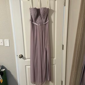 Lavender Floral Bridesmaid Dress - David’s Bridal